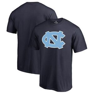 Fanatics UNC North Carolina Tar Heels Blue Navy Short Sleeve 2XL Men’s T-shirt